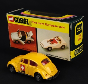 Corgi toys 383 volkswagen 1200 ptt gg543 back