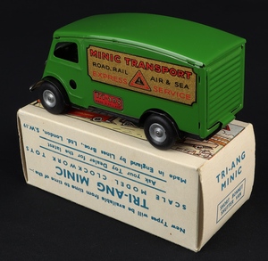 Minic models 103m short bonnet shutter van  transport gg590 back