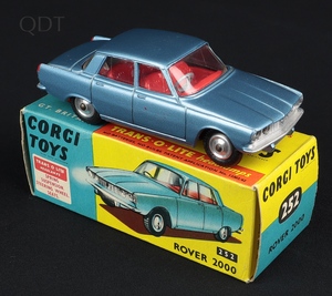 Corgi toys 252 rover 2000 cc101 front