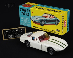 Corgi toys 324 marcos 1880 gt gg746 front
