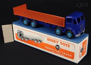 Dinky toys 503 tailboard foden gg761 front