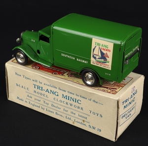 Tri ang minic 82m southern railway delivery van gg771 back