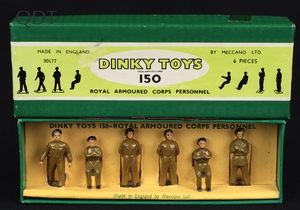 Dinky toys 150 royal armoured corps personnel gg781 front