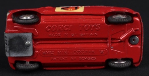 Corgi toys 333 mini cooper s sun rally mini gg792 base