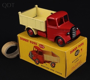Dinky toys 410 bedford end tipper gg798 front