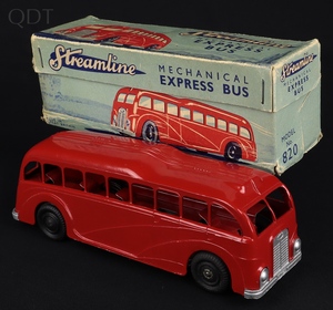 Mettoy 820 streamline mmechanical express bus gg809 front