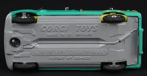 Corgi toys 485 bmc mini countryman surfing gg825 base