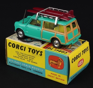 Corgi toys 485 bmc mini countryman surfing gg825 back