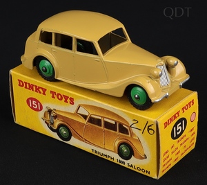Dinky toys 151 triumph 1800 saloon gg831 front