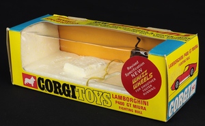 Corgi toys 342 lamborghini miura gg873 box bull