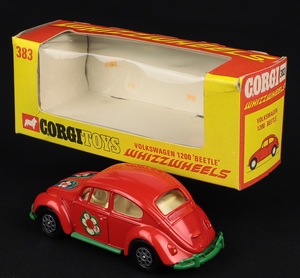 Corgi toys 383 volkswagen 1200 beetle gg877 back