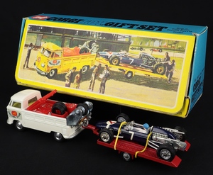 Corgi toys gift set 6 vw truck maserati trailer gg888 back