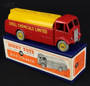 Dinky toys 591 aec tanker shell chemicals limited gg891 front