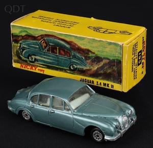 Nicky dinky toys 195 jaguar 3.4 mk ii gg973 front