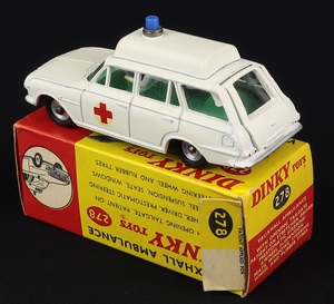 Dinky toys 278 vauxhall ambulance gg991 back