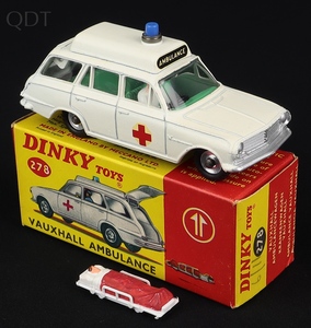 Dinky toys 278 vauxhall ambulance gg991 front