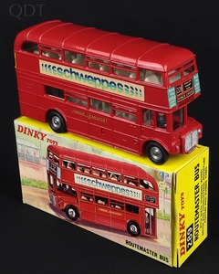 Dinky toys 289 schweppes routemaster bus hh1 front