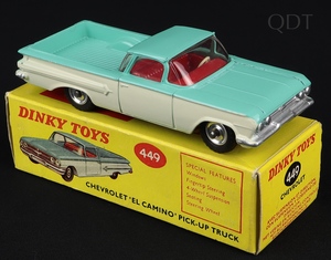 Dinky toys 449 chevrolet el camino pick up truck hh2 front