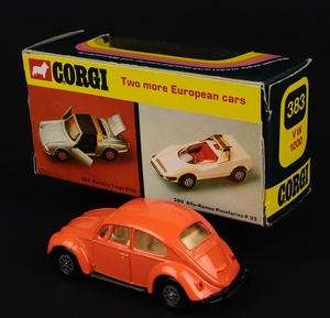 Corgi toys 383 volkswagen 1200 hh16 back