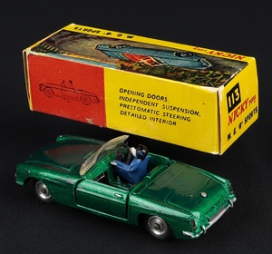 Nicky dinky toys mgb sports hh10 back