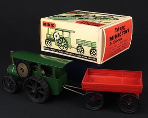 Tri ang minic toys traction engine trailer hh23 back