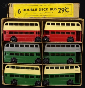 Trade box dinky toys 29c double deck buses hh29 front