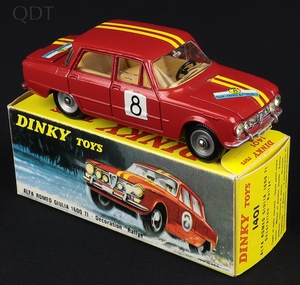 French dinky toys 1401 alfa romeo rally hh38 front