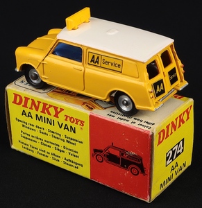 Dinky toys 274 aa mini van hh56 back