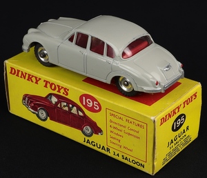 Dinky toys 195 jaguar 3.4 saloon hh64 back