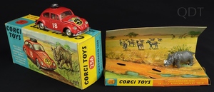 Corgi toys 256 vw 1200 east african safari rhino hh65 front