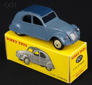 French dinky 24t 2 cv citroen hh70 front