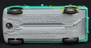 Corgi toys 485 bmc mini countryman surfing hh79 base