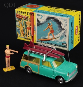 Corgi toys 485 bmc mini countryman surfing hh79 front