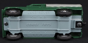 Corgi toys 438 landrover hh80 base