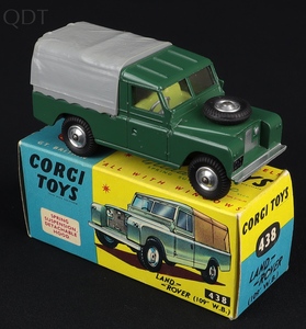 Corgi toys 438 landrover hh80 front