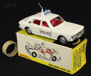 Dinky toys 255 ford zodiac police car hh89 front