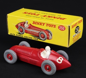 Dinky toys 232 alfa romeo racing car hh98 back