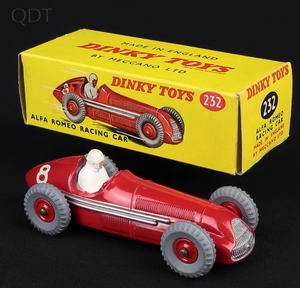 Dinky toys 232 alfa romeo racing car hh98 front