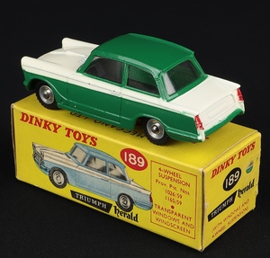 Dinky toys 189 triumph herald hh108 back