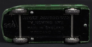 Dinky supertoys 968 bbc tv roving eye vehicle hh109 base