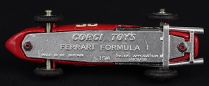 Corgi toys 154 ferrari formula 1 grand prix racing car hh111 base