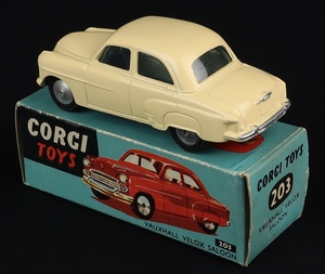 Corgi toys 203 vauxhall velox saloon back