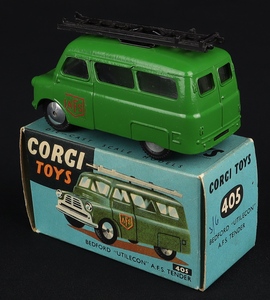 Corgi toys 405 bedford utilecon afs0tender hh116 back