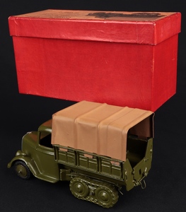 Britains models 1433 army covered wagon tender caterpillar type hh131 back