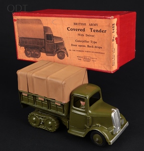 Britains models 1433 army covered wagon tender caterpillar type hh131 front