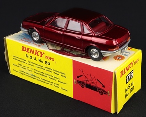 Dinky toys 176 nsu ro80 hh140 back