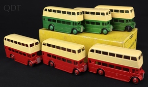 Dinky trade box 29c double deck bus hh133 front