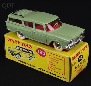 Dinky toys south african 193 ramber cross country station wagon hh142 front