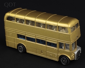 Dinky toys 289 routemaster bus gold colour trial hh147 front