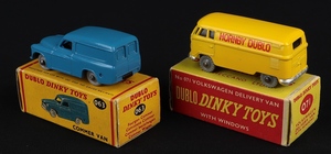 Dinky dublo 063 commer van 071 vw van hh150 back